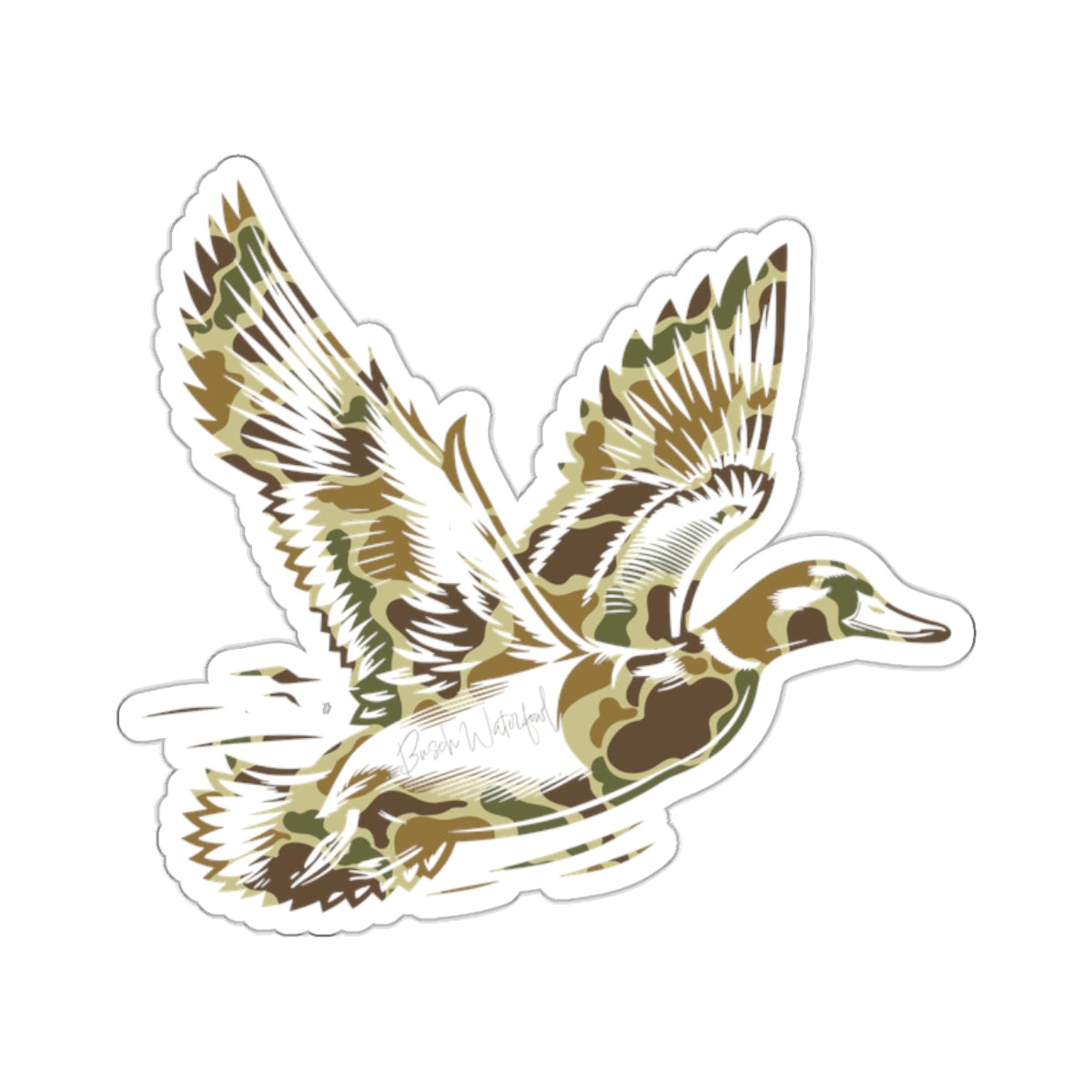 Old School Malllard Logo Sticker