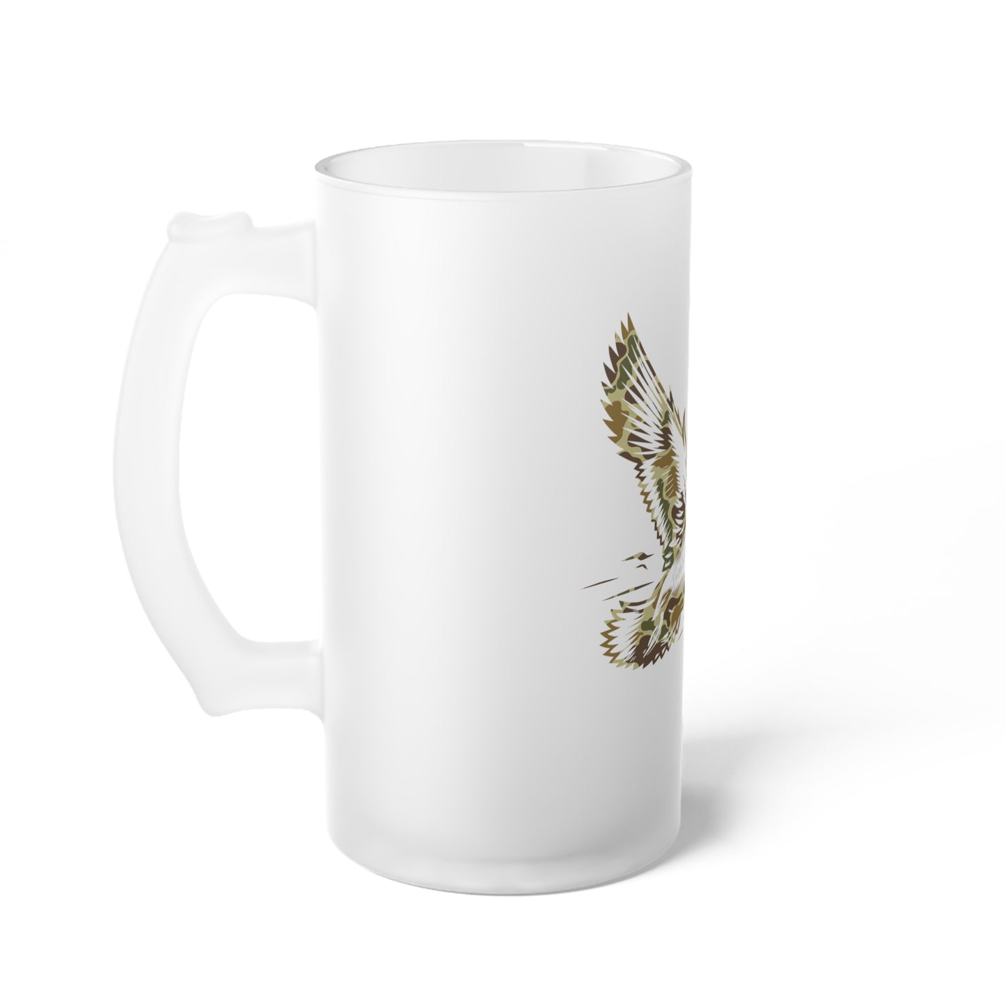 Busch Waterfowl Frosted Glass Beer Mug