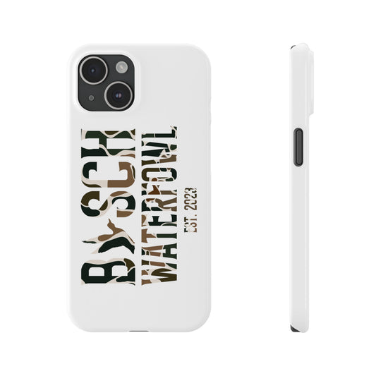 Busch Waterfowl logo Slim Phone Cases